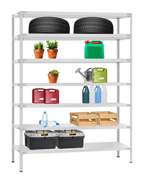 Стеллаж металлический Титан МС-900 2200x1000x500 7 полок