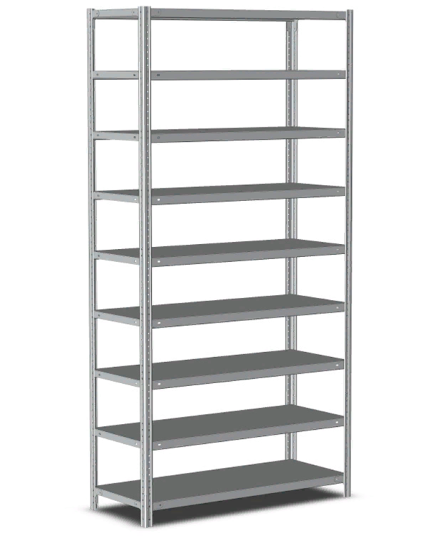 Стеллаж металлический Титан МС-500 2500х1000х300 9 полок