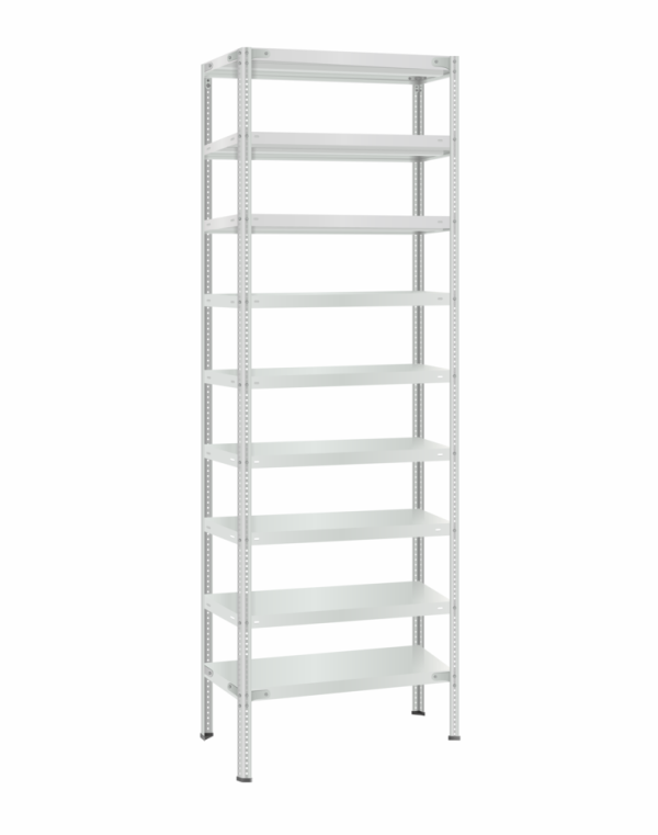 Стеллаж металлический Титан МС-500 2400х700х400 9 полок
